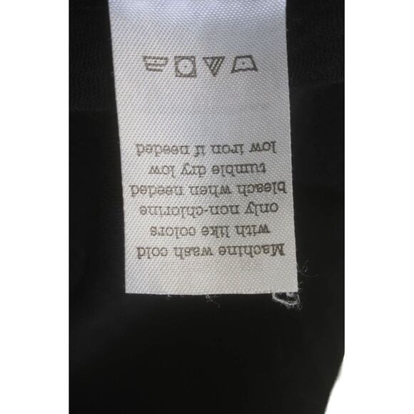 Goldie Womens Short Sleeve Solid Round Neck T Shirt Black Size XS - Picture 6 of 6